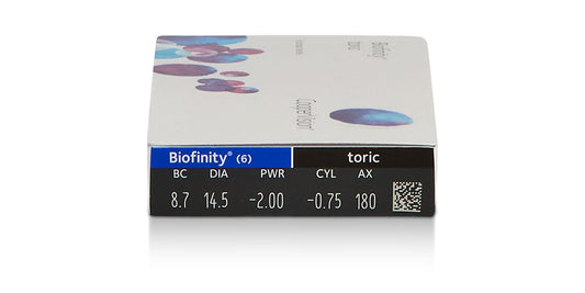 Biofinity Toric, Astigmatism 6 pack